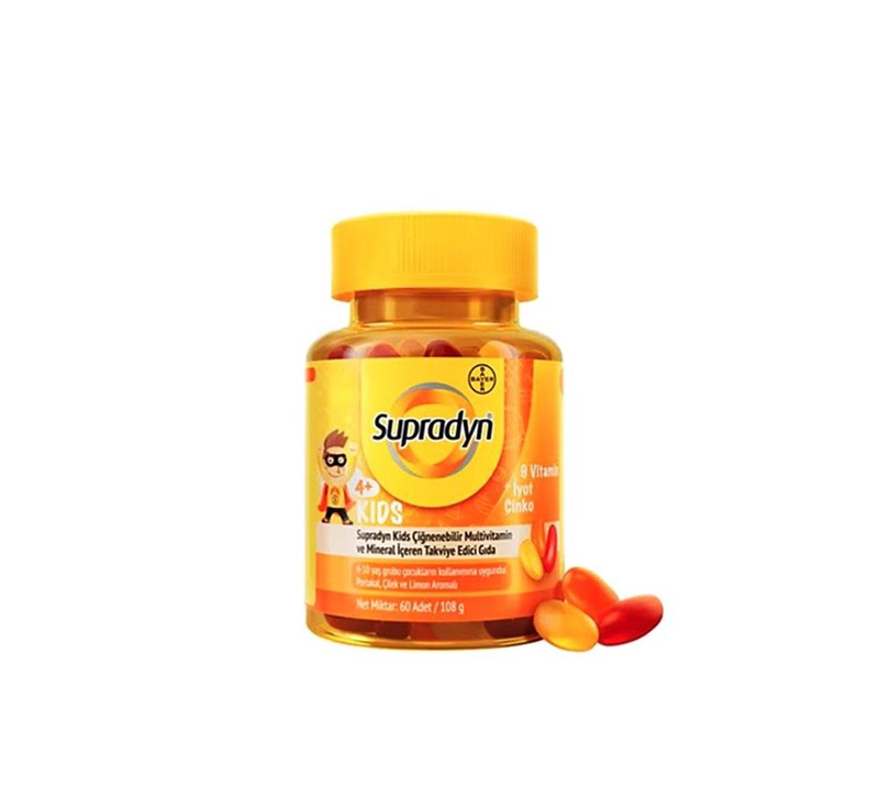 Bayer Supradyn Kids Multivitamin Ve Mineral 60'lı