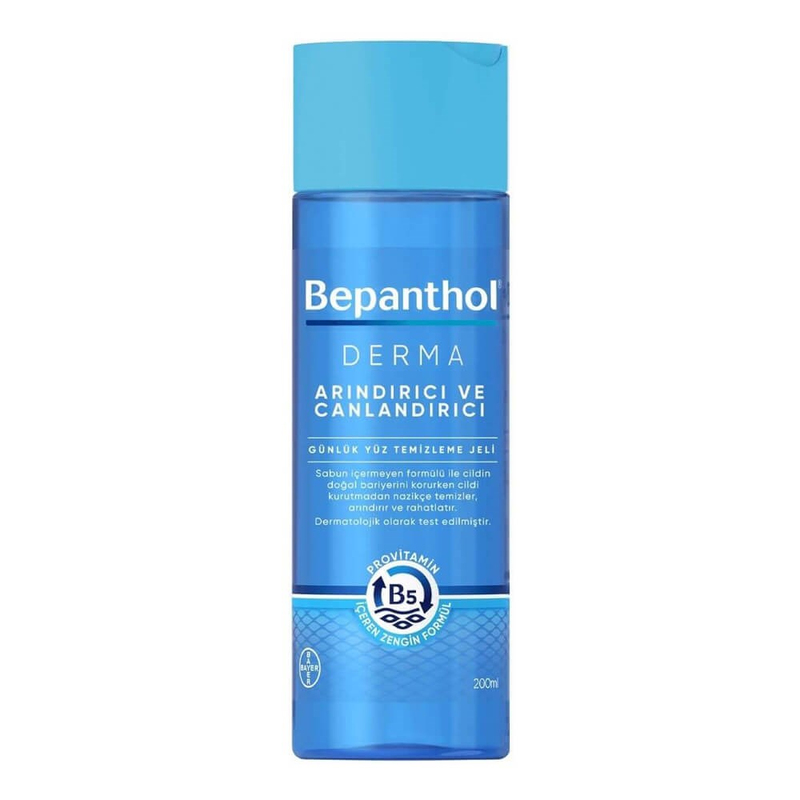 Bepanthol Derma Arındırıcı ve Canlandırıcı Günlük Yüz Temizleme Jeli 200 ml