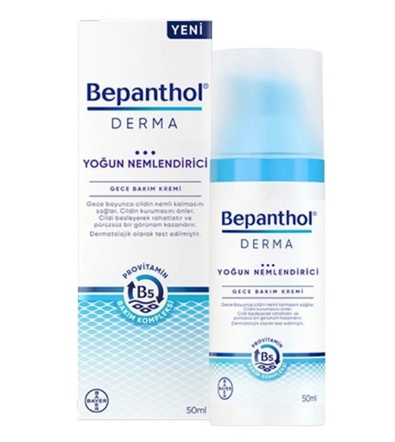 Bepanthol Derma Yoğun Nemlendirici Gece Bakım Kremi 50 ml