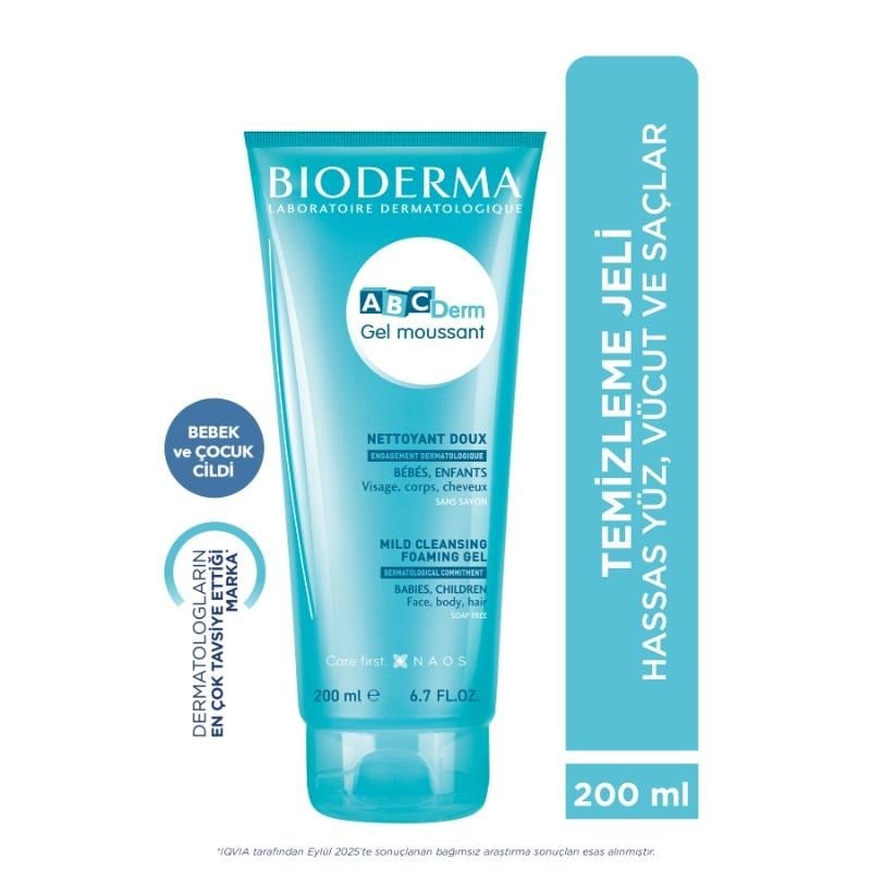 Bioderma Abcderm Temizleme Jeli 200 ml