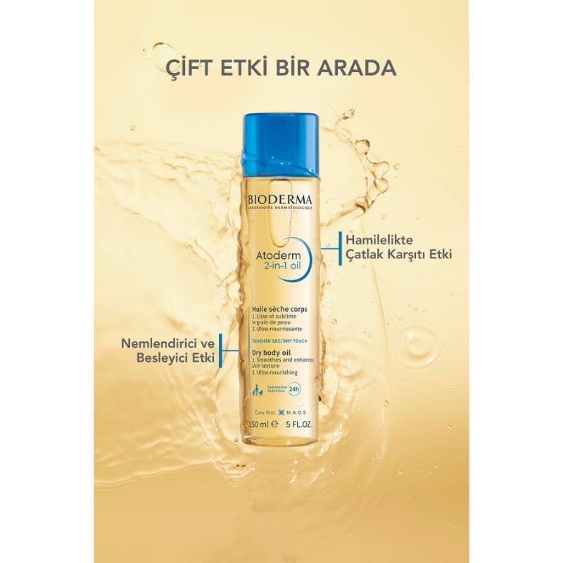 Bioderma Atoderm 2in1 Oil Nemlendirici Kuru Yağ 150 ml