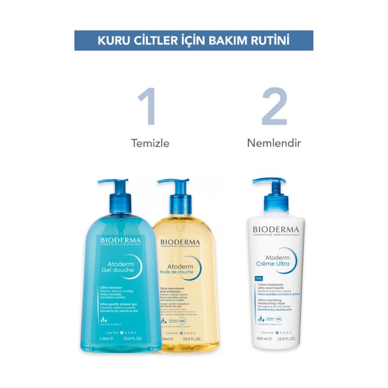 Bioderma Atoderm Duş Yağı 1L