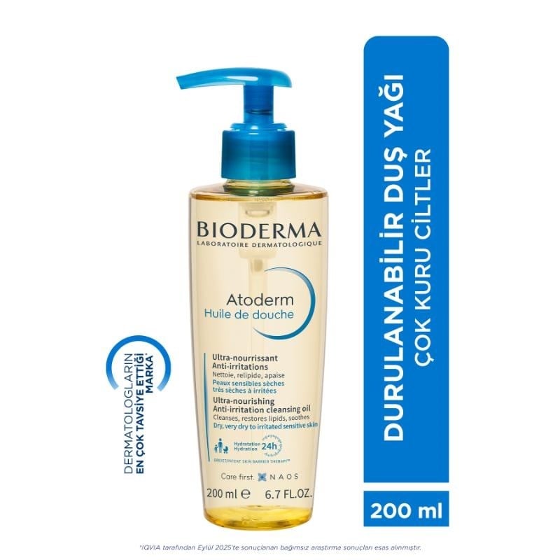 Bioderma Atoderm Duş Yağı 200 ml