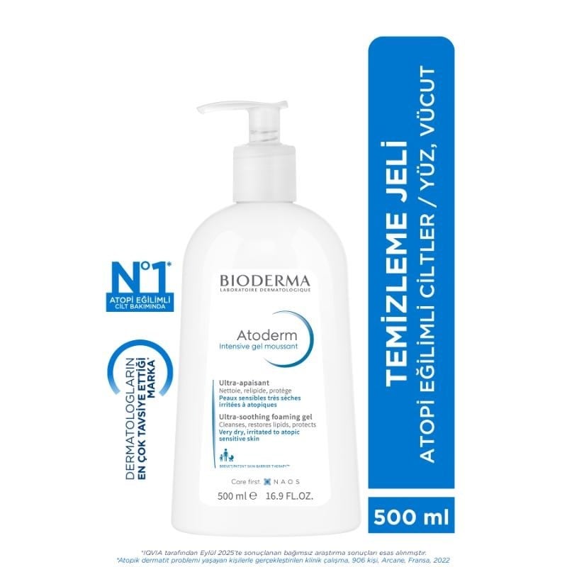 Bioderma Atoderm Intensive Temizleyici Jel 1L