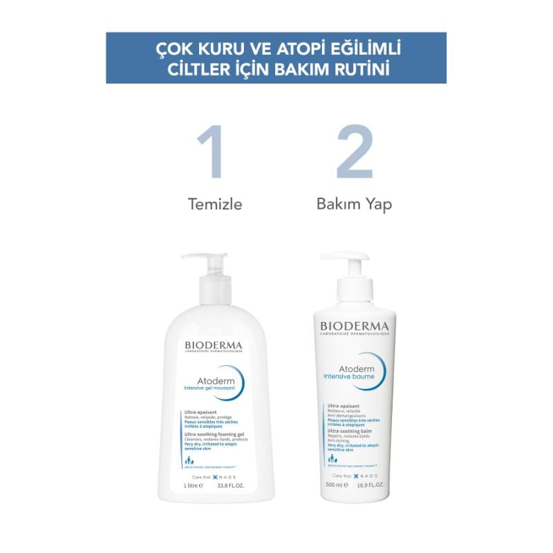 Bioderma Atoderm Intensive Temizleyici Jel 1L