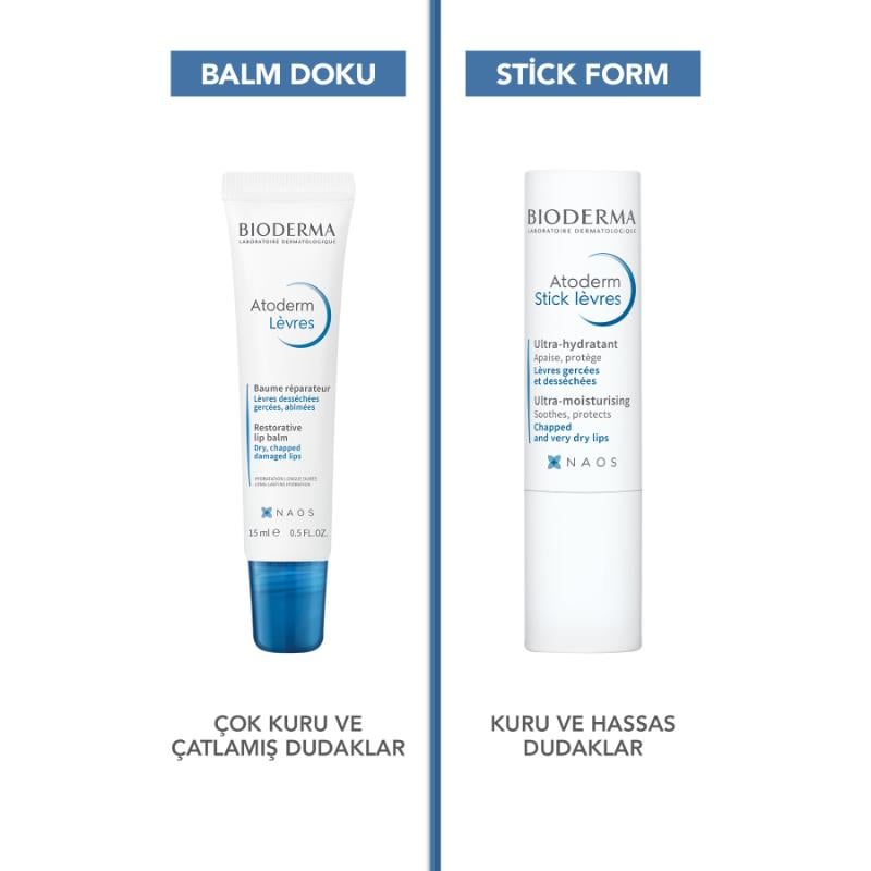 Bioderma Atoderm Lip Balm Dudak Nemlendirici 15 ml