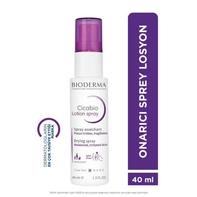 Bioderma Cicabio Onarıcı Yatıştırıcı Sprey Losyon 40 ml