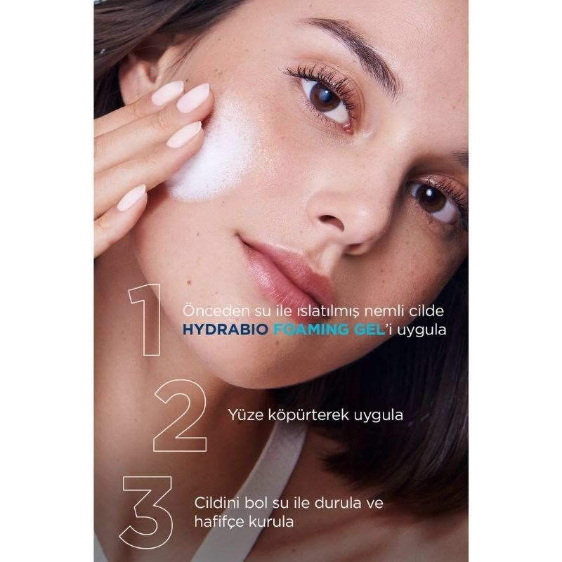 Bioderma Hydrabio Foaming Gel Tüm Ciltler Nemlendirici Etkili Yüz & Vücut Temizleme Jeli 400 ml