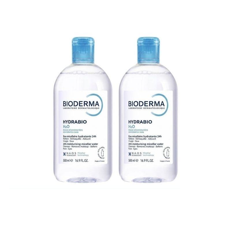 Bioderma Hydrabio H2O Misel Su 500 ml x2
