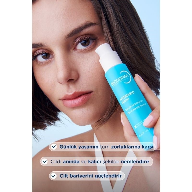 Bioderma Hydrabio Hyaluronik Asit & Niacinamide İçeren Su Bazlı Nemlendirici Serum 40 ml