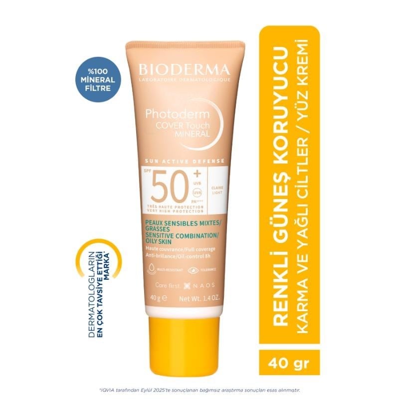 Bioderma Photoderm Cover Touch Spf50+ 40 ml Light