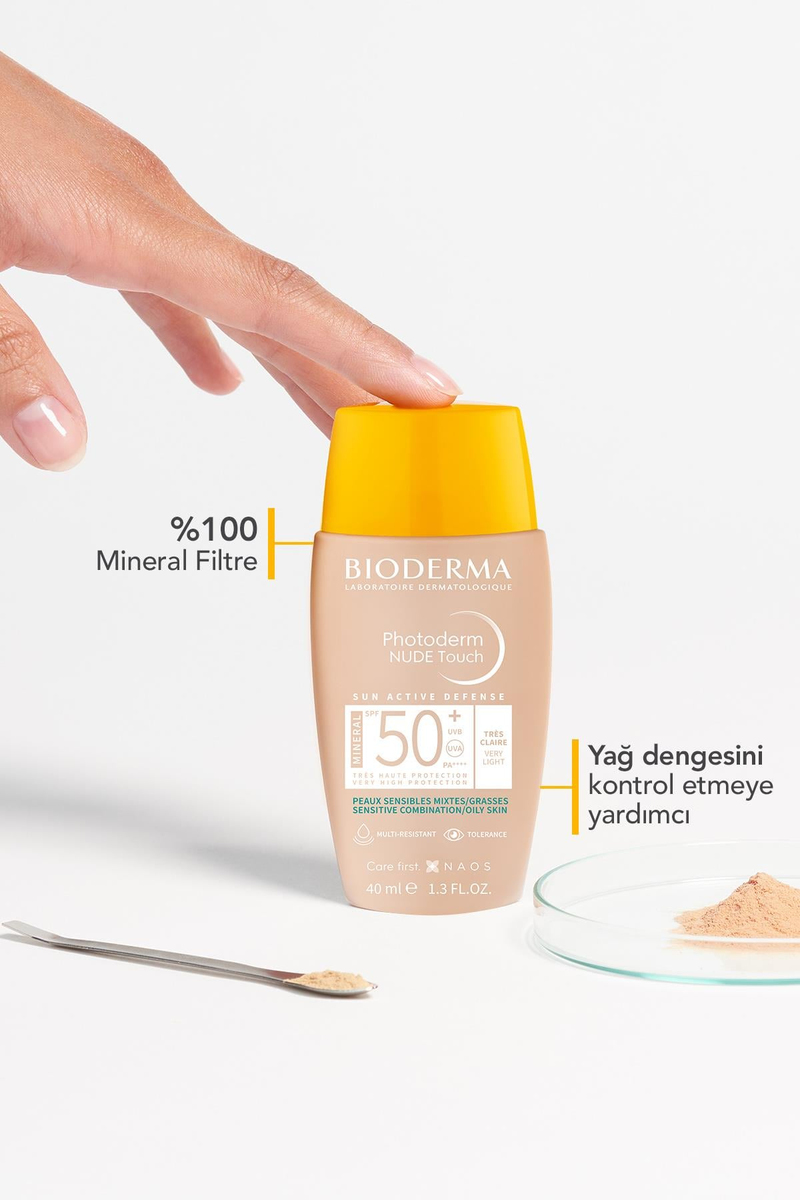 Bioderma Photoderm Nude Touch Natural Spf50+ 40 ml