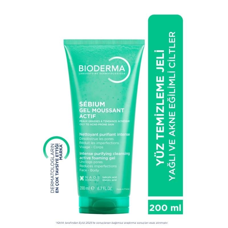 Bioderma Sebium Temizleyici Jel Active 200 ml