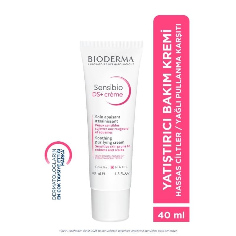 Bioderma Sensibio DS+ Hassas Cilt Bakım Kremi 40 ml