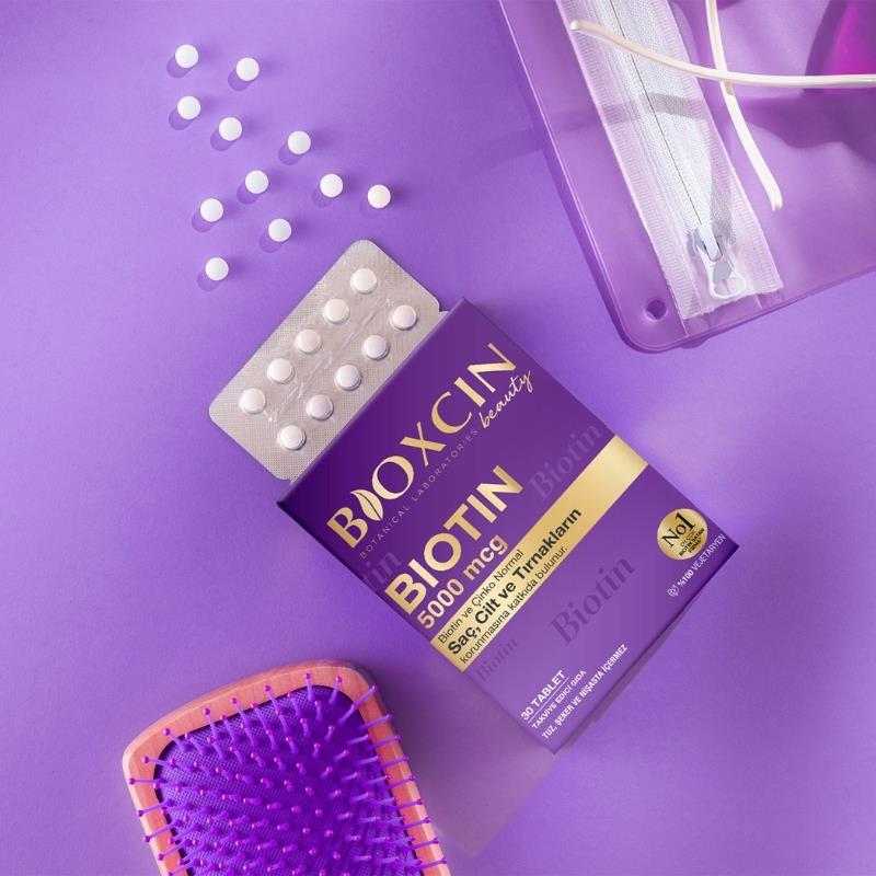 Bioxcin Biotin 5000 mcg Takviye Edici 30 Tablet