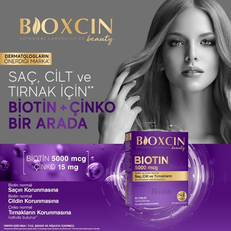 Bioxcin Biotin 5000 mcg Takviye Edici 30 Tablet