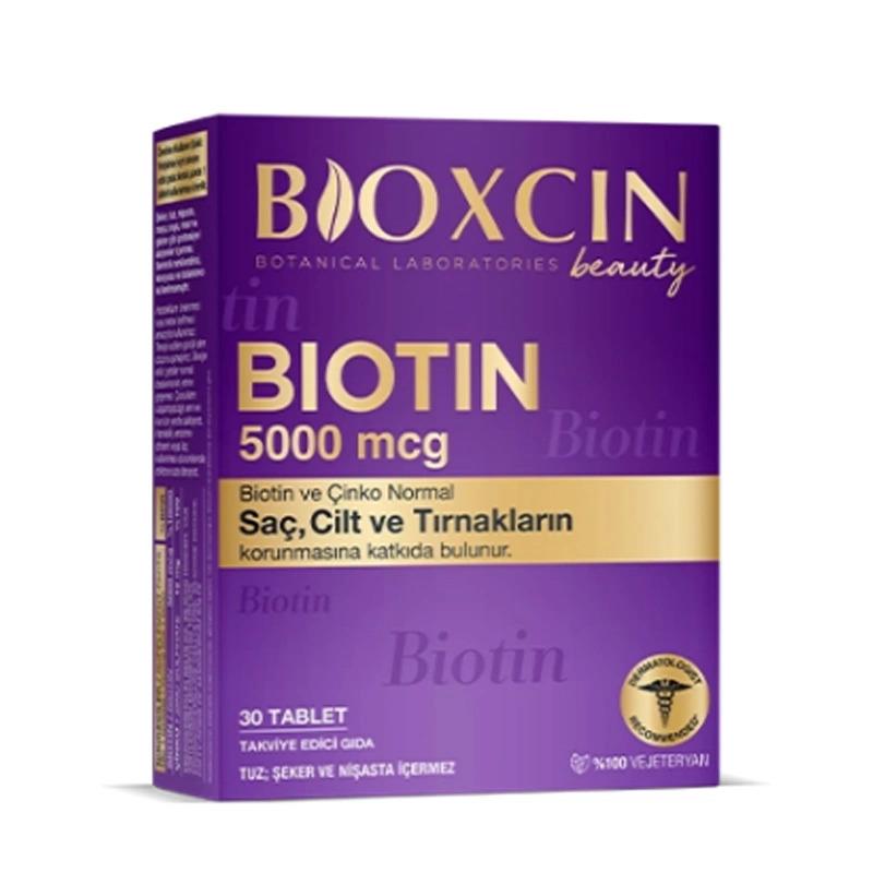 Bioxcin Biotin 5000 mcg Takviye Edici 30 Tablet