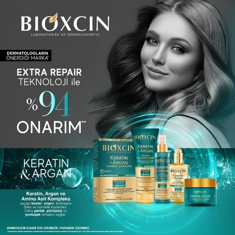 Bioxcin Keratin & Argan Onarıcı Saç Bakım Yağı 150 ml