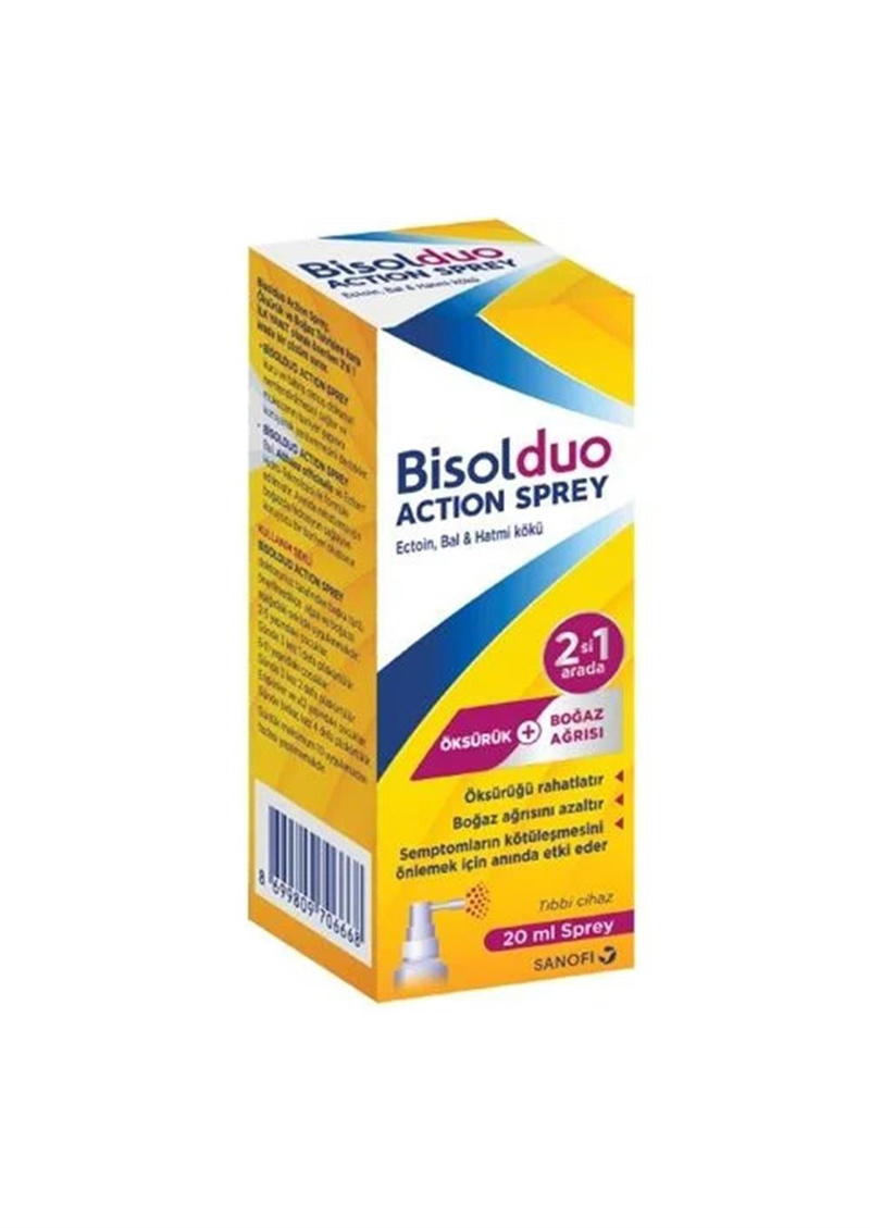 Bisolduo Action Ağız ve Boğaz Spreyi 20 ml