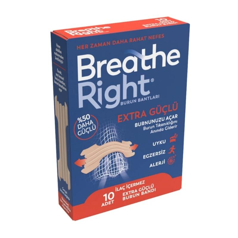 Breathe Right Extra Burun Bandı 10 Adet