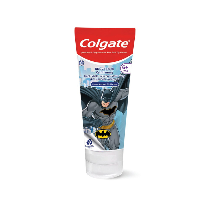 Colgate Barbie Batman Çocuk Diş Macunu Meyve Aromalı 75 ml