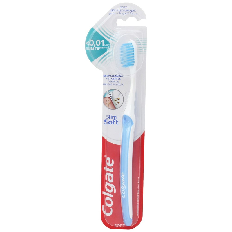 Colgate Slim Soft Diş Fırçası Derin ve Hassas Temizlik Mavi