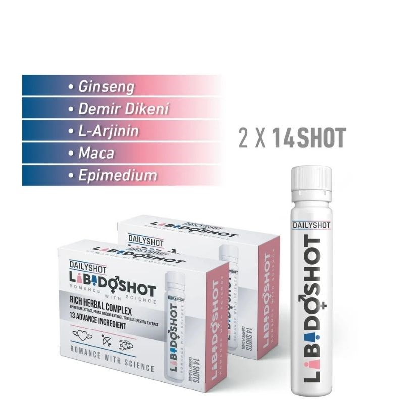 Dailyshot Libidoshot Cinsel Sağlık Desteği 2 X 14 Shot