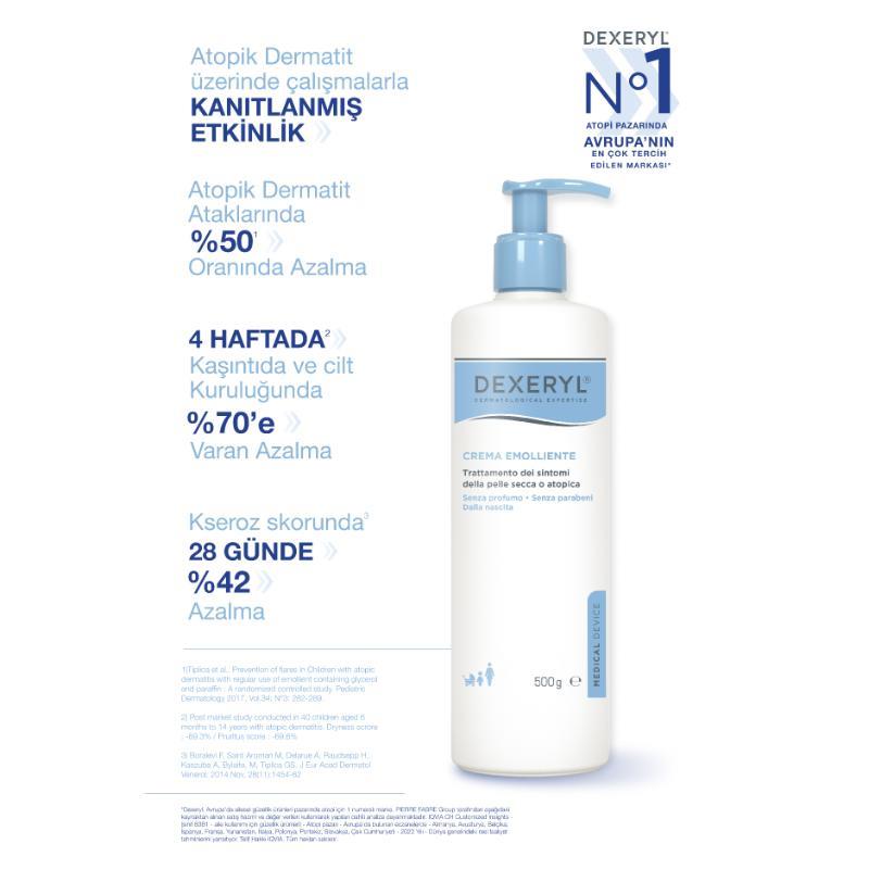 Dexeryl Emollient Cream 500 gr