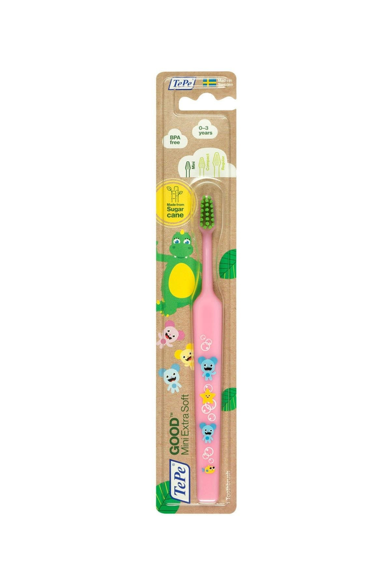 Diş Fırçası Good Mini Compact Doğal Kıl Fırça 0-3 Yaş Extra Soft
