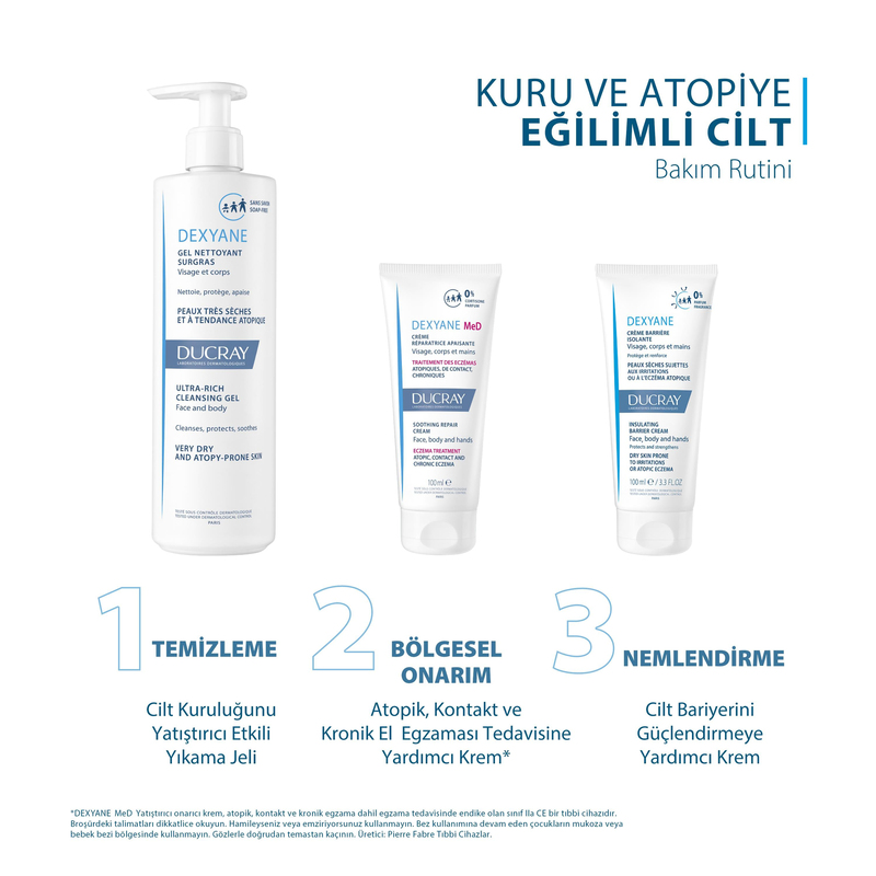 Ducray Dexyane Med Yatıştırıcı Onarım Kremi 100 ml