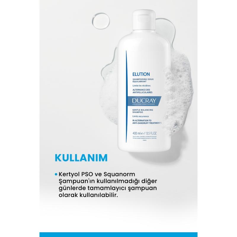 Ducray Elution Şampuan 400 ml