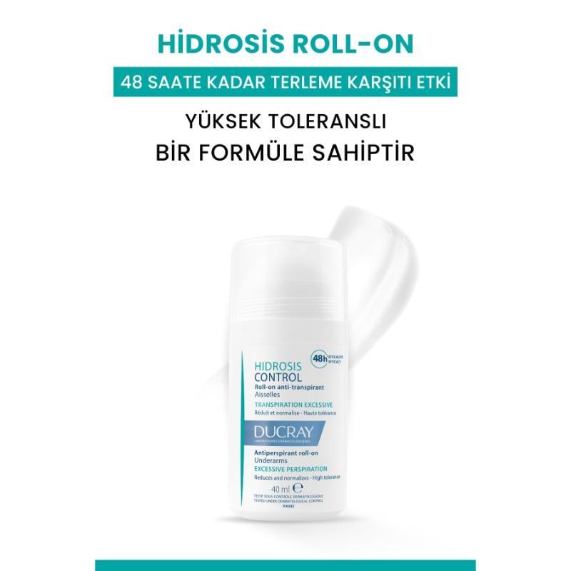 Ducray Hidrosis Control Anti Transpirant Roll On 40ml