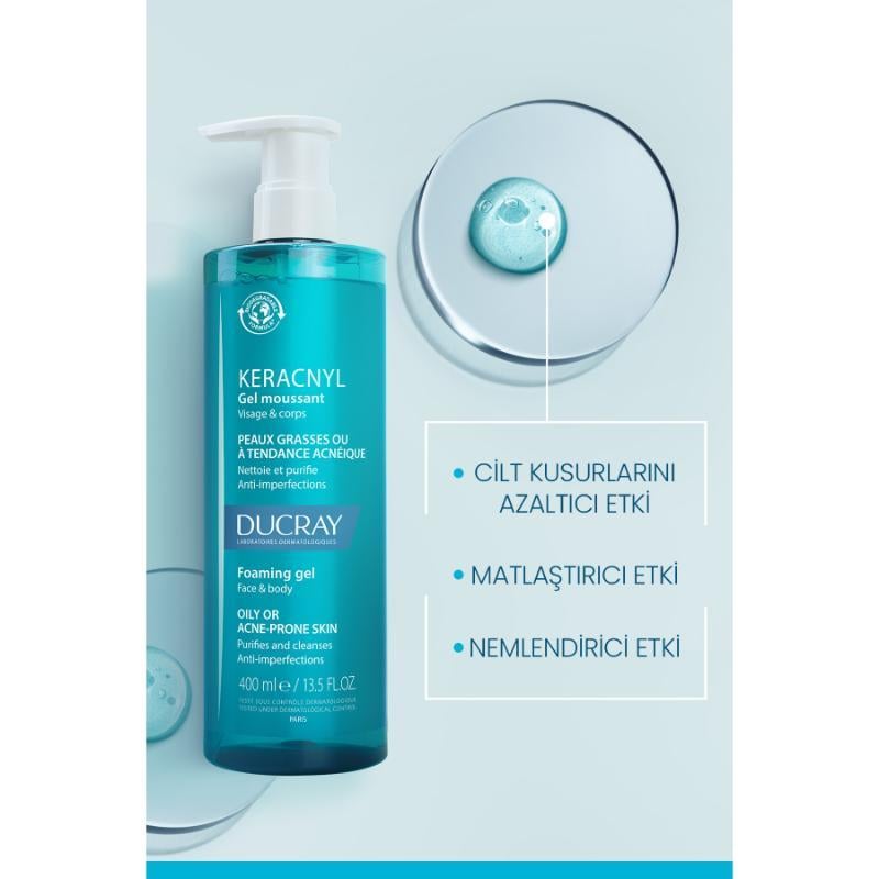 Ducray Keracnyl Gel 400 ml