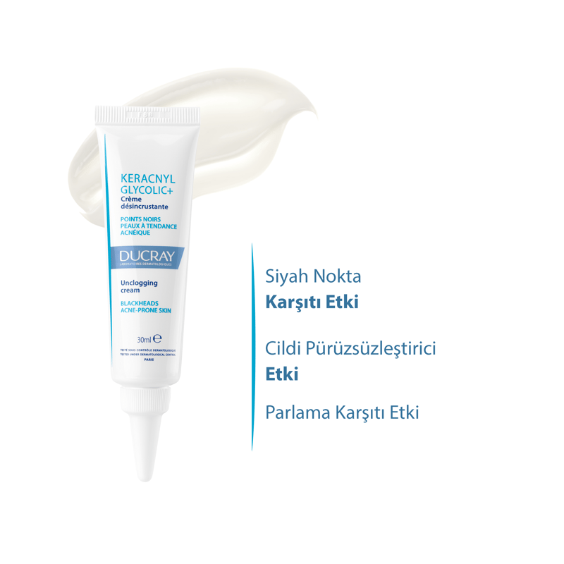 Ducray Keracnyl Glycolic+ Cream 30 ml