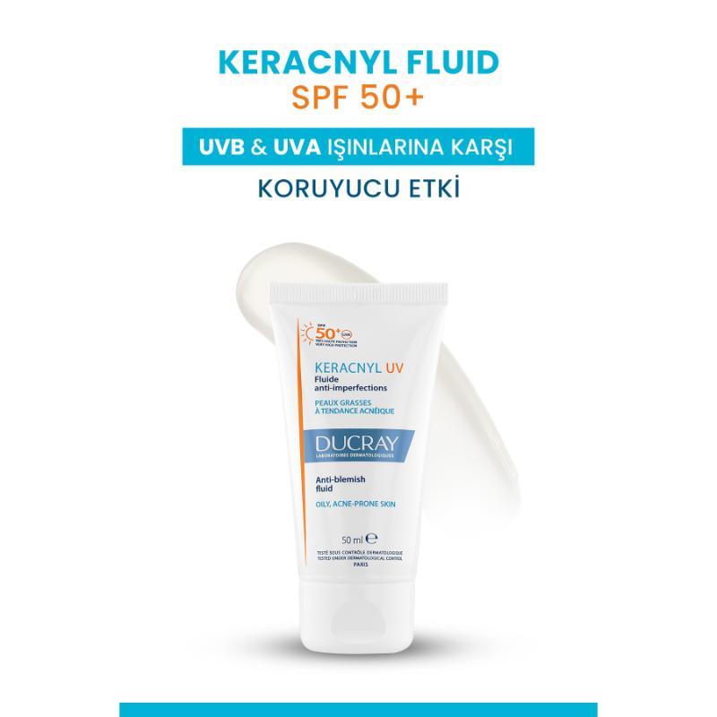 Ducray Keracnyl Uv SPF50+ Anti Blemish Fluid 50 ml