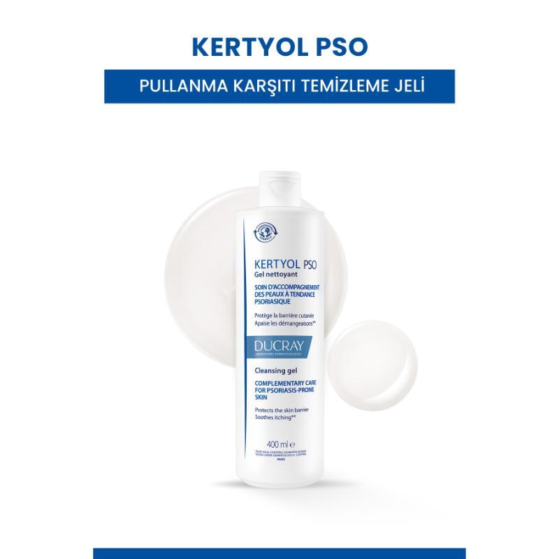 Ducray Kertyol Yüz ve Vücut Temizleme Jeli 400 ml