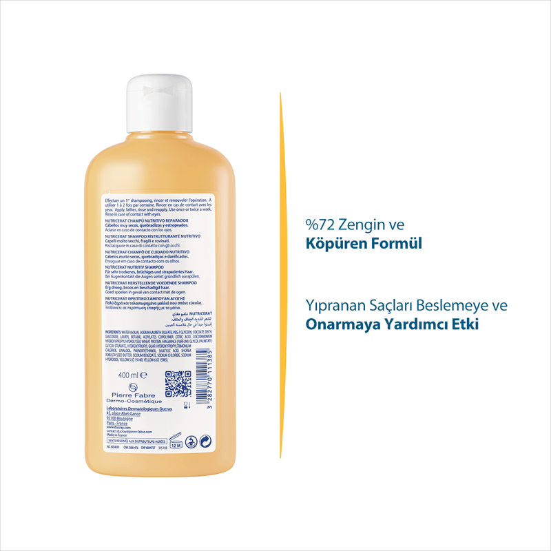 Ducray Nutricerat Repairing Shampoo 200 ml