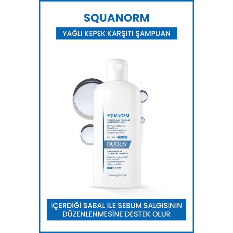 DUCRAY Squanorm Gras Şampuan 200 ml