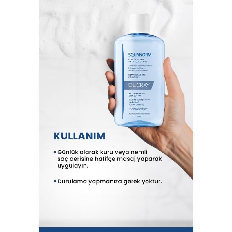 DUCRAY Squanorm Zinc Kepek Karşıtı Losyon 200 ml
