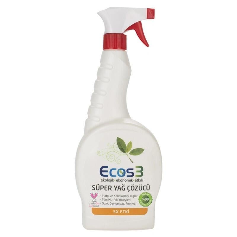 Ecos3 Ekolojik Süper Yağ Çözücü Sprey 750 ml