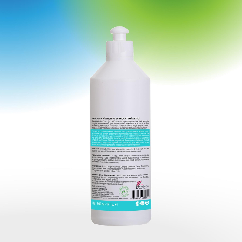 Ecos3 Organik Biberon & Oyuncak Temizleyici 500 ml