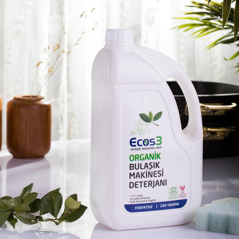 Ecos3 Organik Bulaşık Makinesi Deterjanı 2500 ml