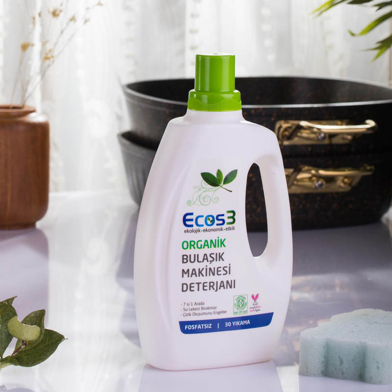 Ecos3 Organik Bulaşık Makinesi Deterjanı 750 ml
