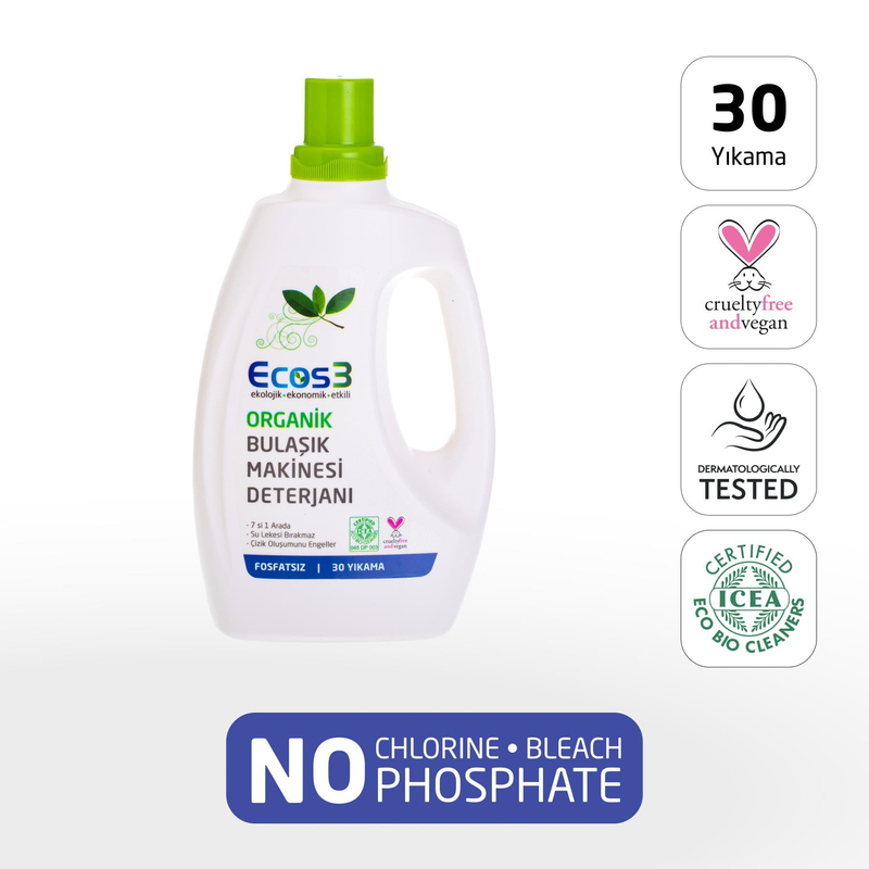 Ecos3 Organik Bulaşık Makinesi Deterjanı 750 ml