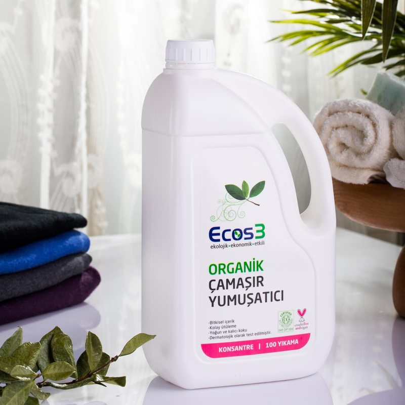 Ecos3 Organik Çamaşır Yumuşatıcı 2500 ml