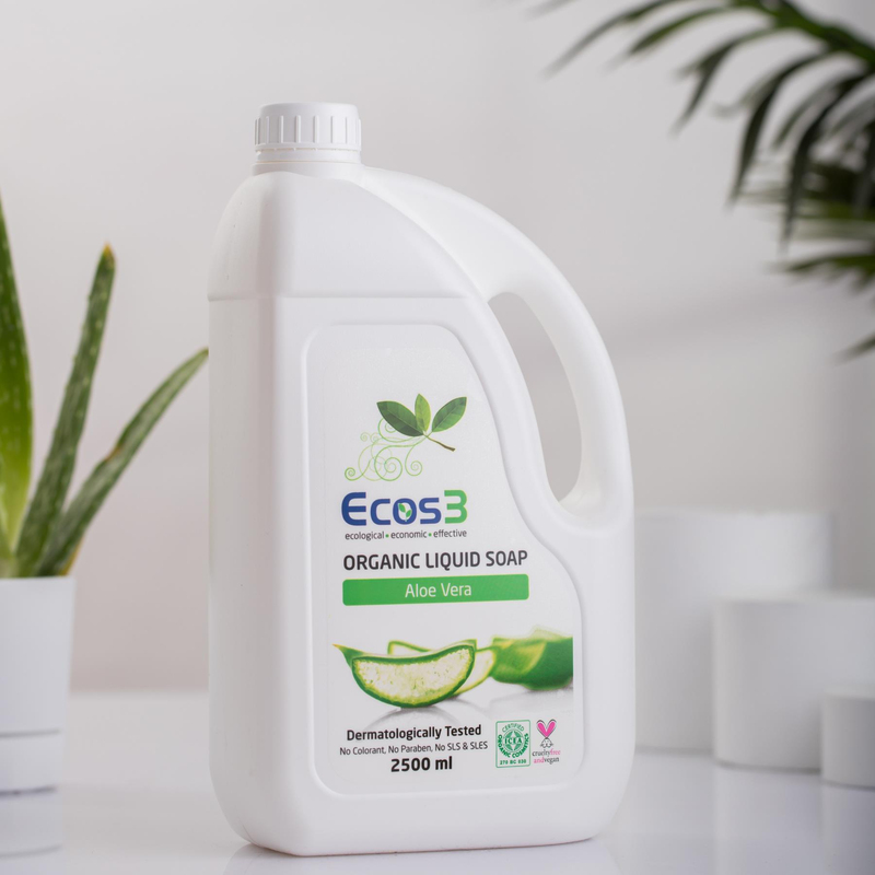 Ecos3 Organik Sıvı Sabun 2500 ml - Aloe Vera