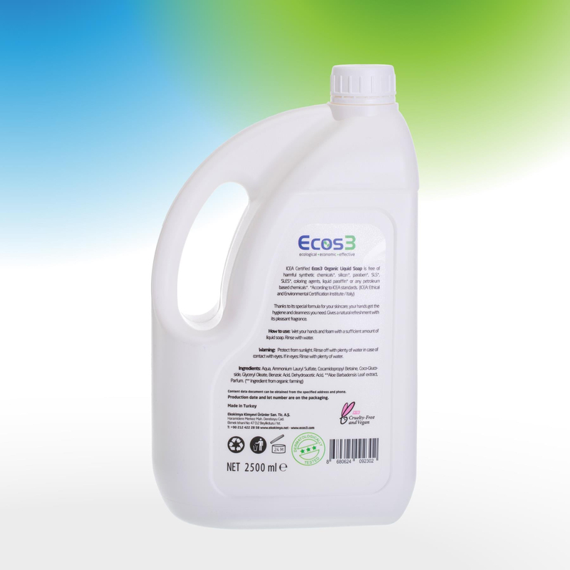 Ecos3 Organik Sıvı Sabun 2500 ml - Aloe Vera