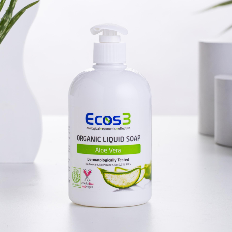 Ecos3 Organik Sıvı Sabun 500 ml - Aloe Vera