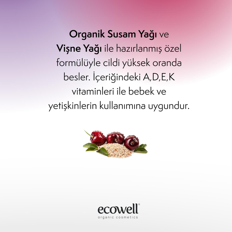 Ecowell Organik Bebe Yağı 100 ml