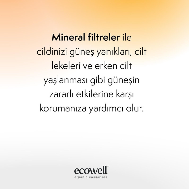 Ecowell Organik Güneş Kremi 110 gr